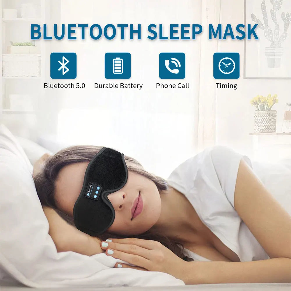 3-in-1 Sleep Mask with Headphones